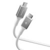 Kabel USB-C do USB-C Spigen 240W 1,2m Szybkie Ładowanie PD 3.1 – Biały